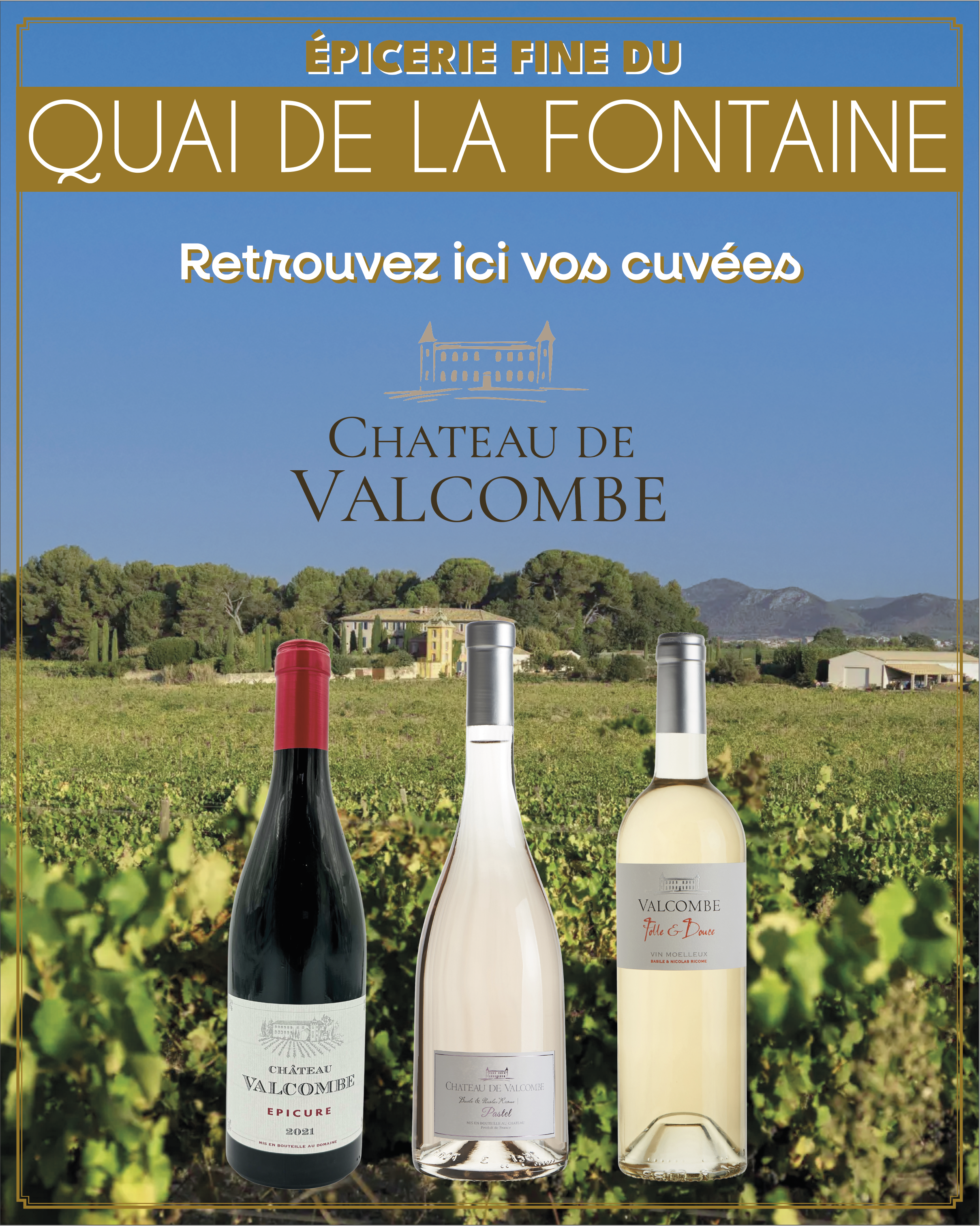 Vins de Domaines — Plus de 60 domaines